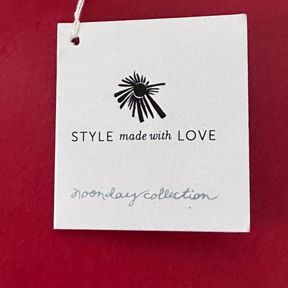 Noonday Collection: NWT: 100% Leather : Red with Blue Interior - Picture 8 of 10